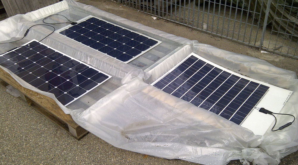 The pool after one week